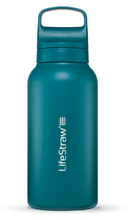 Last inn bildet i Galleri-visningsprogrammet, LIFESTRAW GO 2.0 STAINLESS STEEL 1L