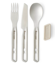 Last inn bildet i Galleri-visningsprogrammet, SEA TO SUMMIT DETOUR STAINLESS STEEL CUTLERY SET 1PERS
