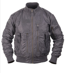 US URBAN GREY TACTICAL FLIGHT JACKET