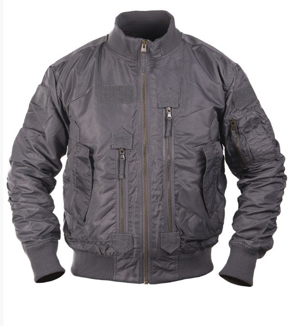US URBAN GREY TACTICAL FLIGHT JACKET