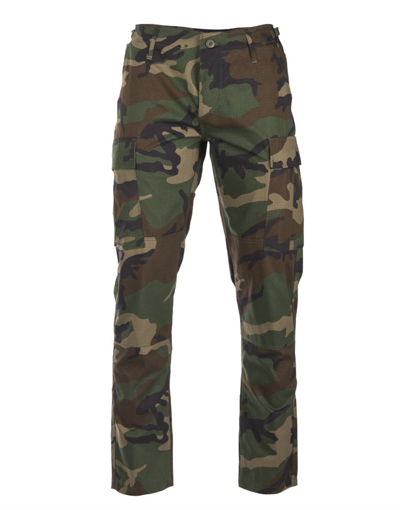 Slim Fit US Woodland Rip Stop BDU Field Pants