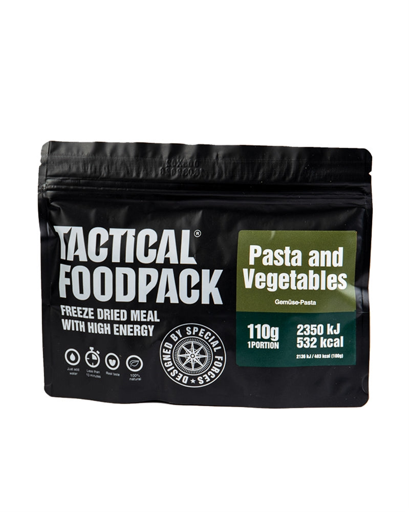 TACTICAL FOODPACK® PASTA AND VEGETABLES (MAIN) 532KCAL
