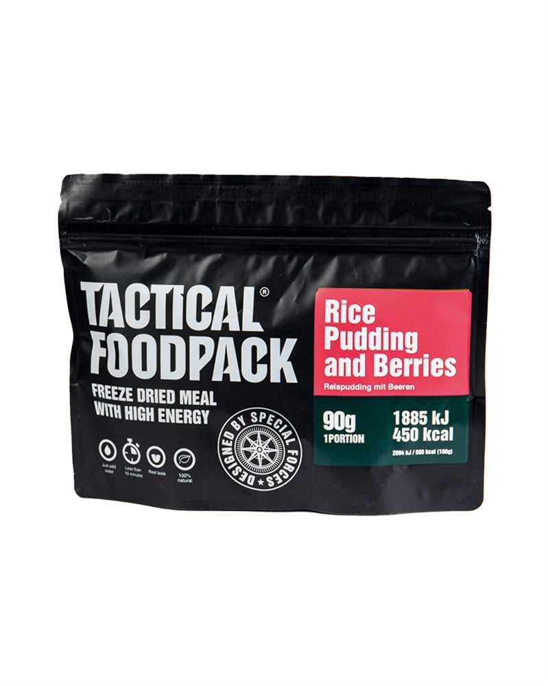 TACTICAL FOODPACK® RICE PUDDING AND BERRIES (BREAKFAST) 450KCAL