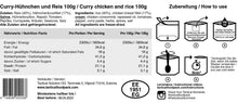 Last inn bildet i Galleri-visningsprogrammet, TACTICAL FOODPACK® CURRY CHICKEN AND RICE (MAIN) 560KCAL
