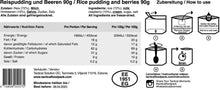 Last inn bildet i Galleri-visningsprogrammet, TACTICAL FOODPACK® RICE PUDDING AND BERRIES (BREAKFAST) 450KCAL
